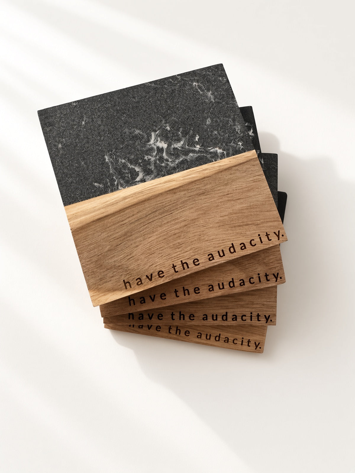 Have the Audacity Coaster Set of 4