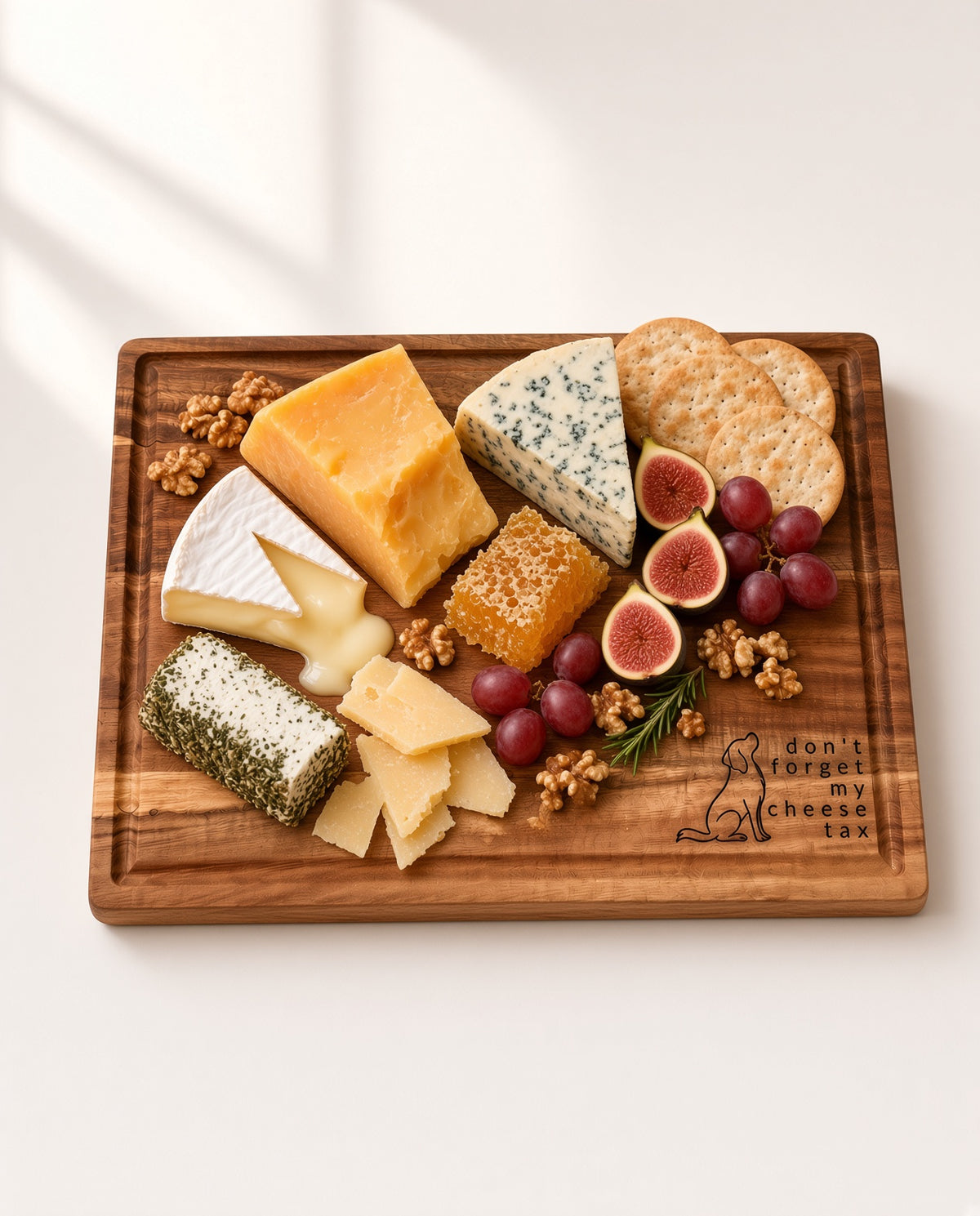 Dog Lover Charcuterie Board: Don't forget my cheese tax.