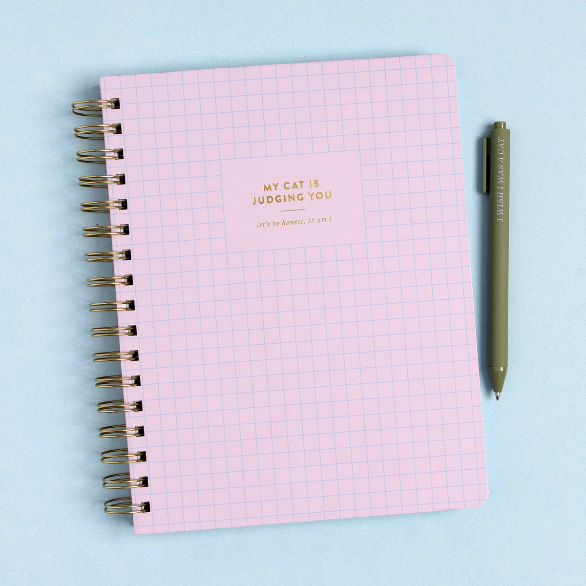 My Cat Is Judging You Spiral Notebook