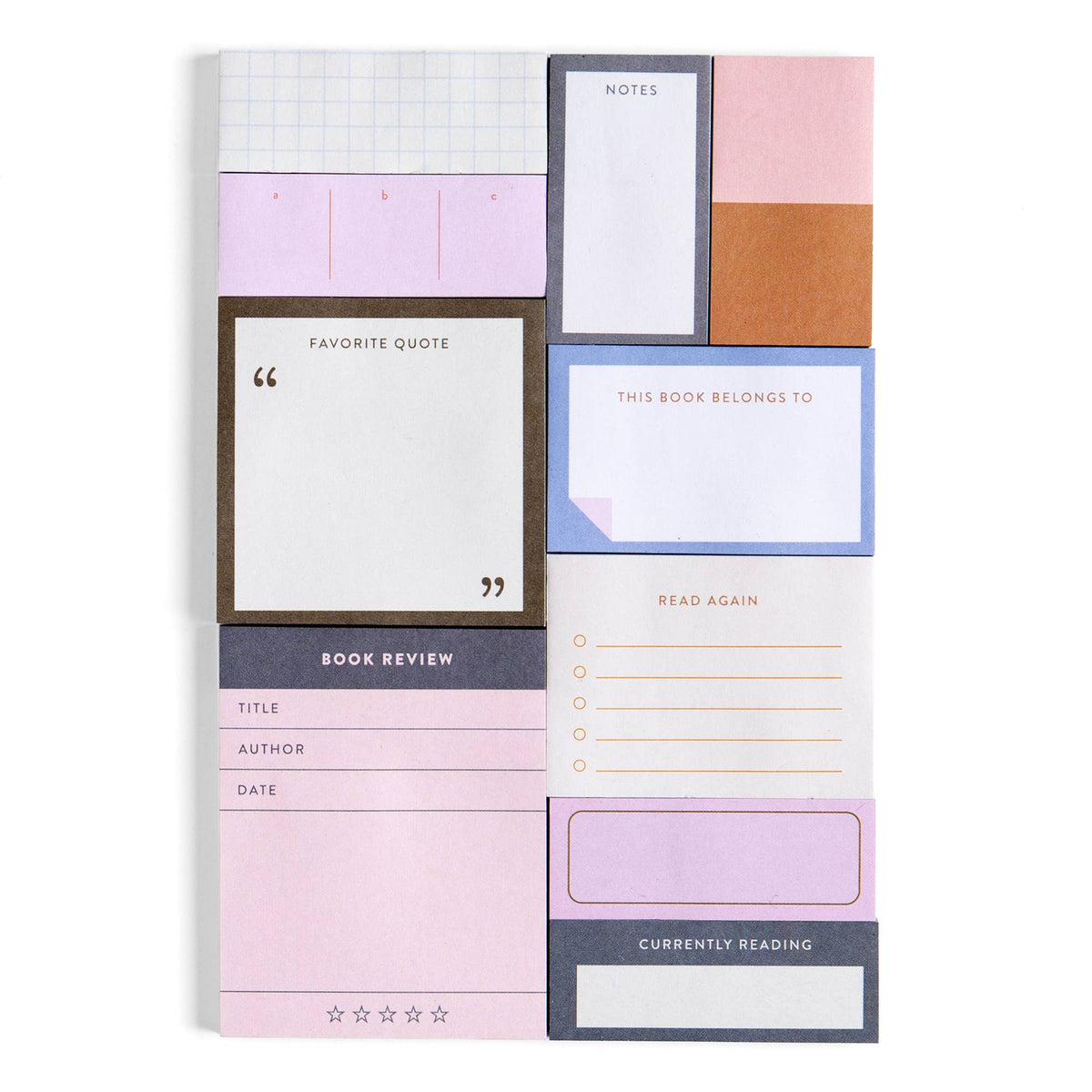 Reader sticky note set of 10