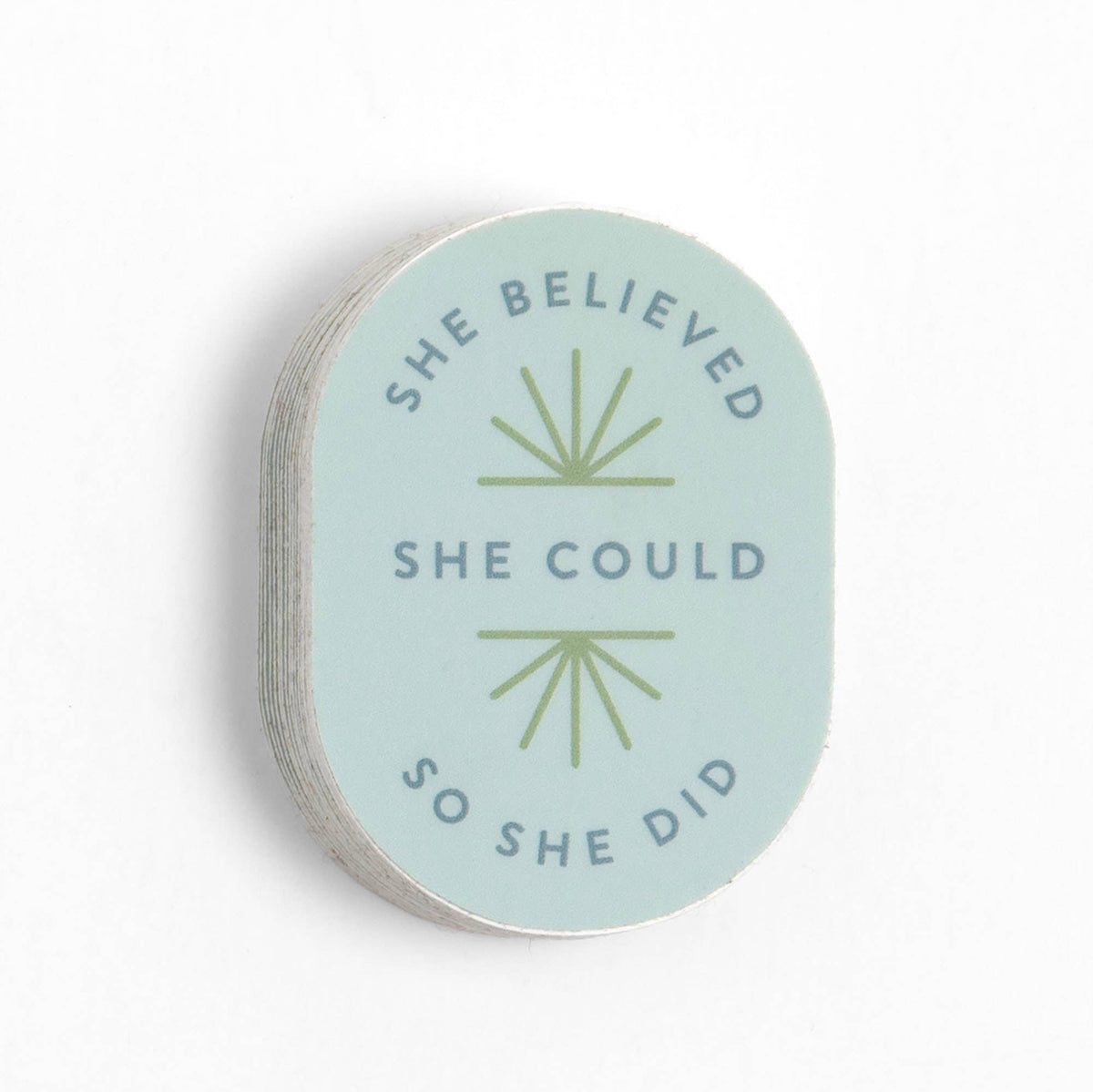 She Believed She Could Decal Sticker