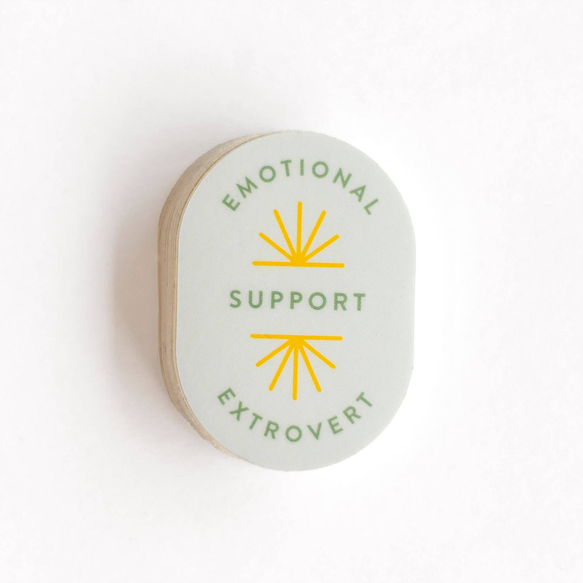 Emotional Support Extrovert Decal Sticker