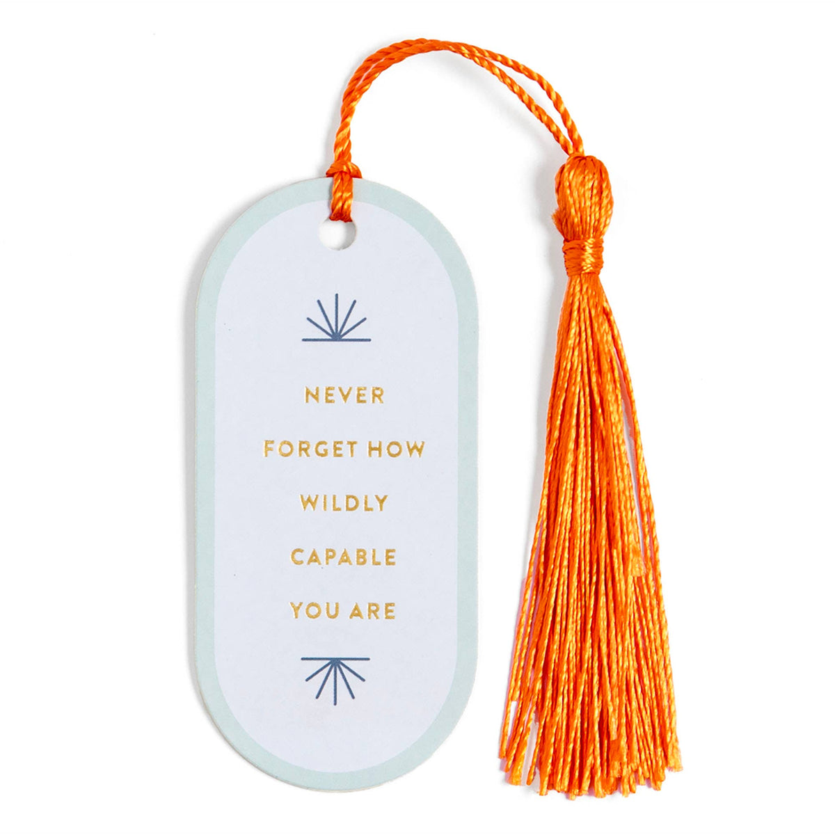 Don’t Forget How Wildly Capable You Are Vegan Leather Bookmark